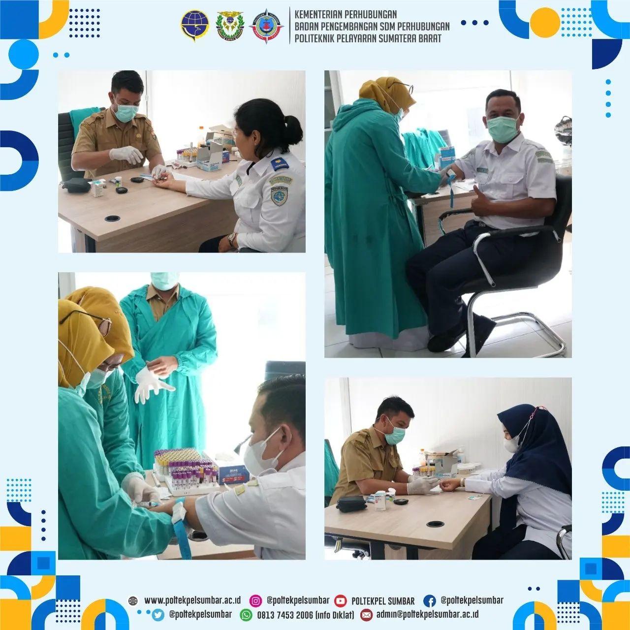 PELAKSANAAN MEDICAL CHECK UP DI LINGKUNGAN POLTEKPEL SUMBAR