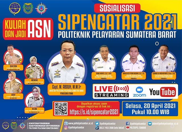 POLTEKPEL SUMBAR GELAR SOSIALISASI SIPENCATAR 2021