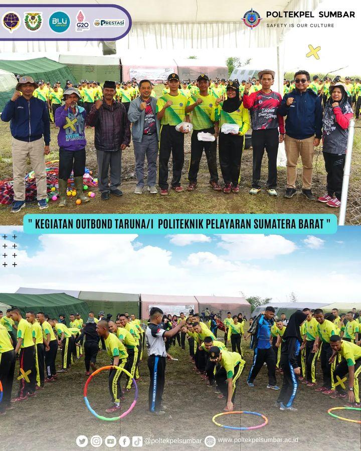 LATIH JIWA KEPEMIMPINAN TARUNA/I, POLTEKPEL SUMBAR ADAKAN OUTBOUND DI KAKI GUNUNG MARAPI