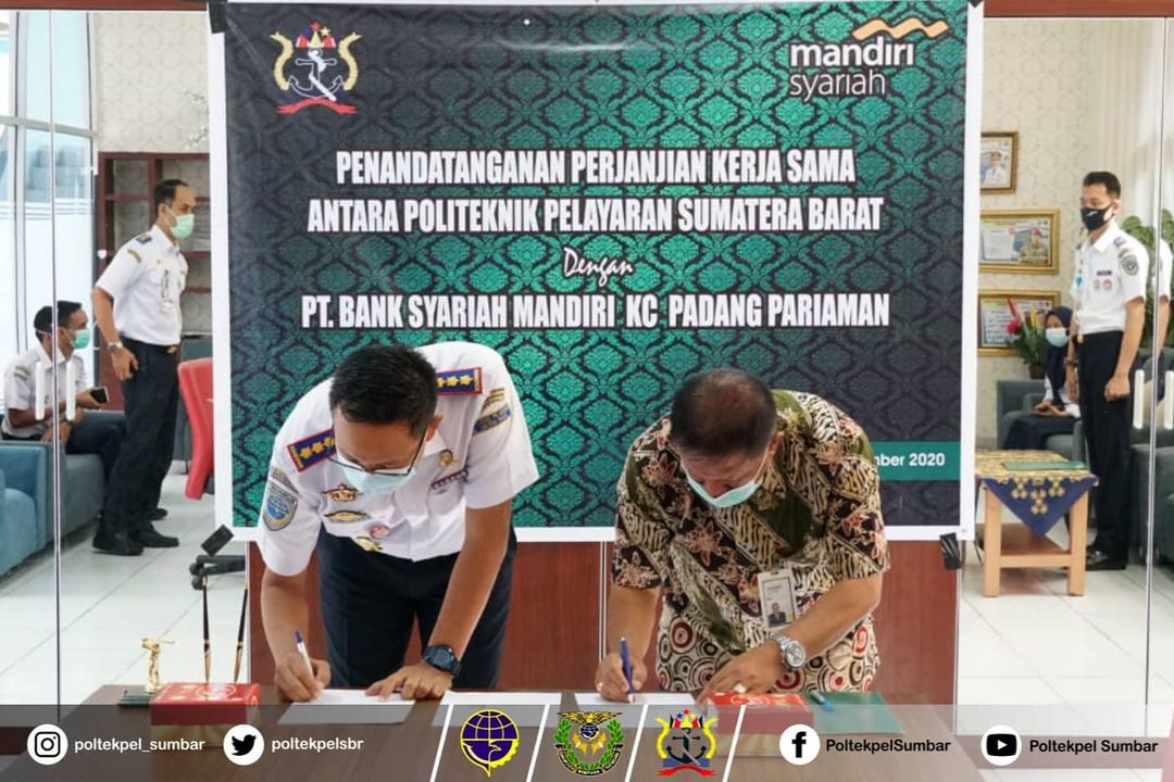 POLTEKPEL SUMBAR TEKEN KERJASAMA DENGAN BANK MANDIRI SYARIAH