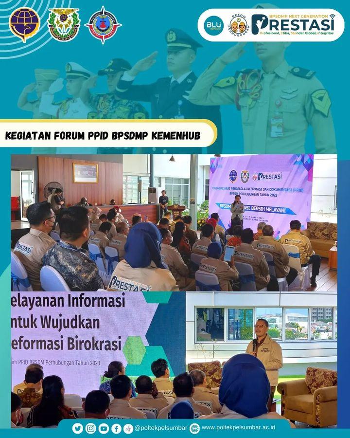 POLTEKPEL SUMBAR HADIRI FORUM PPID SE-BPSDM KEMENHUB